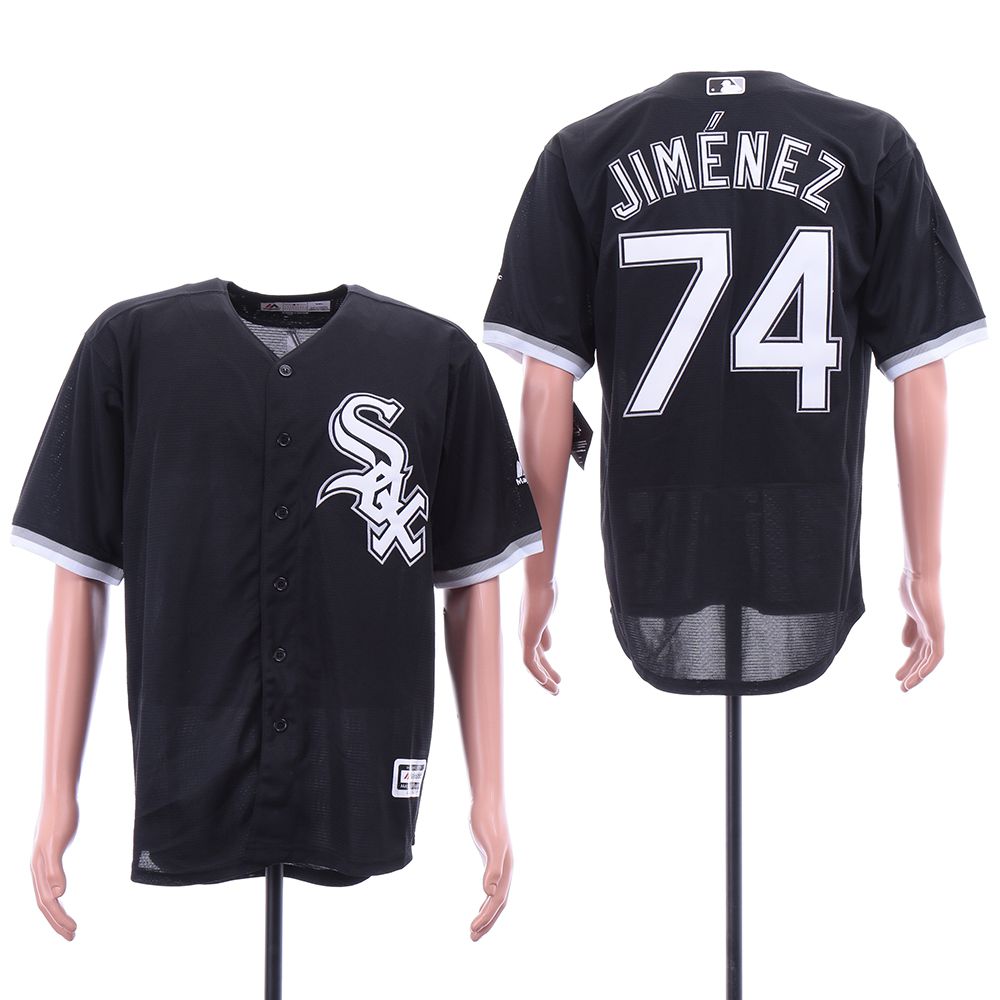 Men Chicago White Sox #74 Jimenez Black Game MLB Jerseys->chicago white sox->MLB Jersey